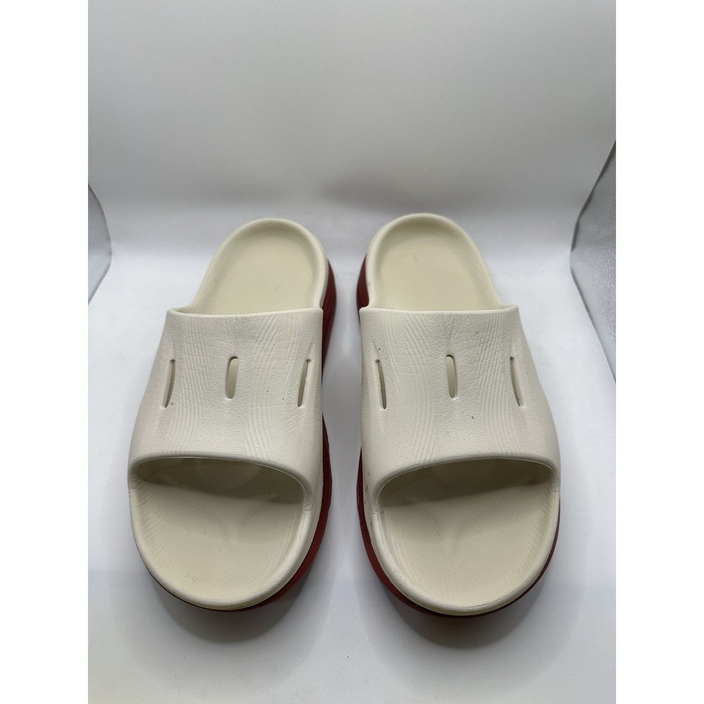 Hoka Ora Recovery Slide 3 sandals White And Red Women's 10